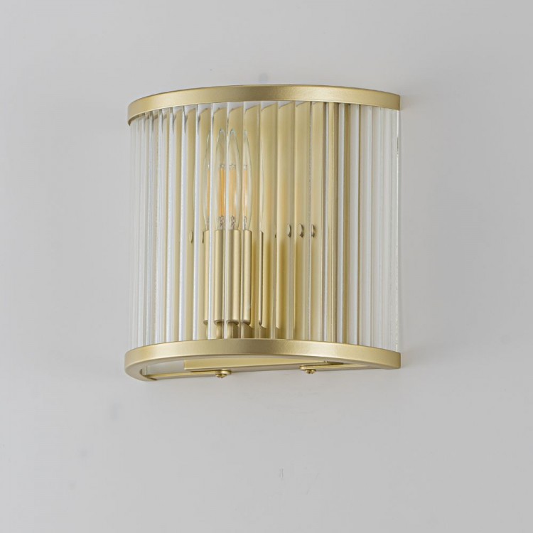 Накладной светильник Lumiart Atelier BL5016-2 JANE под лампу золотой сатин