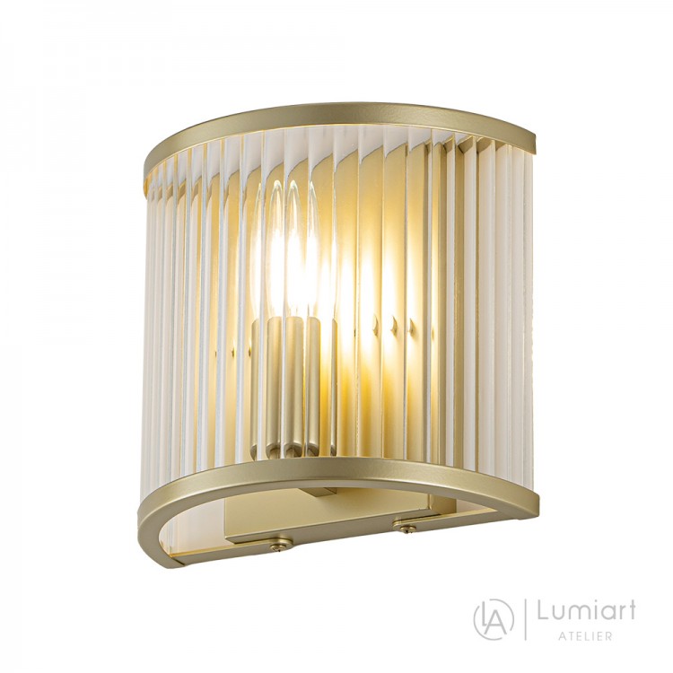 Накладной светильник Lumiart Atelier BL5016-2 JANE под лампу золотой сатин