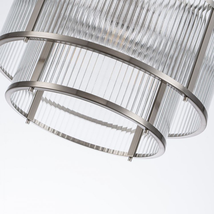 Светодиодная люстра Lumiart Atelier BL5017-3 JANE под лампу никель сатин