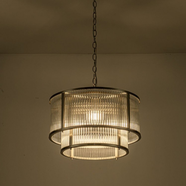 Светодиодная люстра Lumiart Atelier BL5017-3 JANE под лампу никель сатин