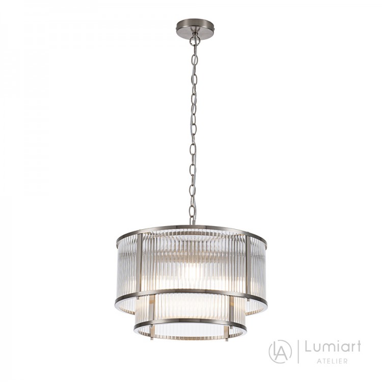 Светодиодная люстра Lumiart Atelier BL5017-3 JANE под лампу никель сатин
