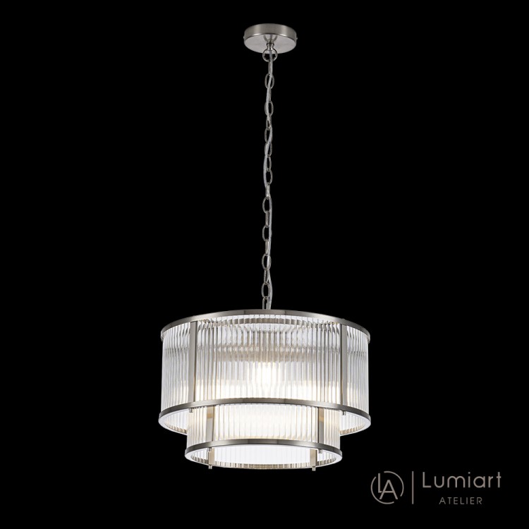 Светодиодная люстра Lumiart Atelier BL5017-3 JANE под лампу никель сатин