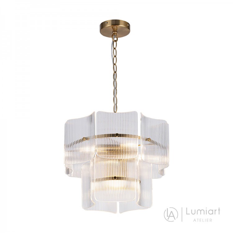 Люстра Lumiart Atelier BL5018 ERICA под лампу E14*5 золото