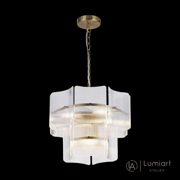 Люстра Lumiart Atelier BL5018 ERICA под лампу E14*5 золото