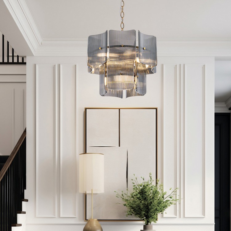 Люстра Lumiart Atelier BL5018-1 ERICA под лампу E14*5 золото
