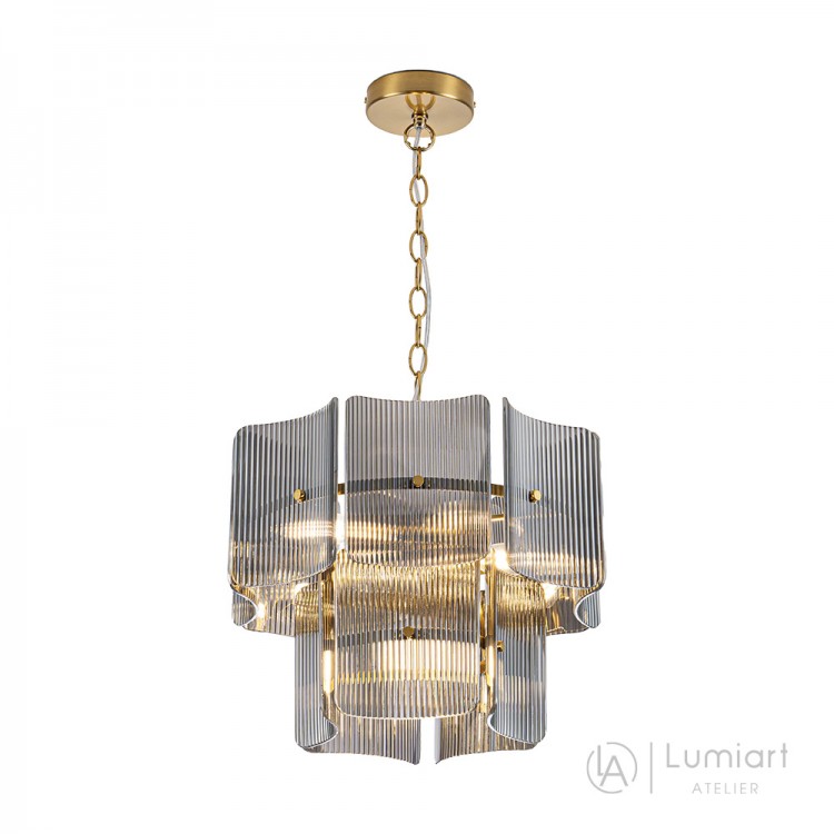 Люстра Lumiart Atelier BL5018-1 ERICA под лампу E14*5 золото