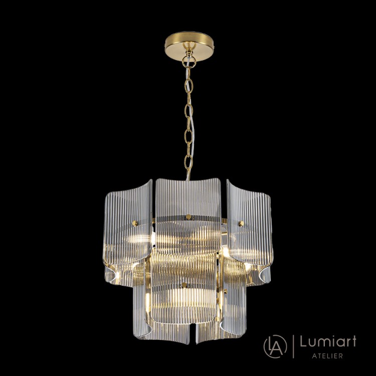 Люстра Lumiart Atelier BL5018-1 ERICA под лампу E14*5 золото