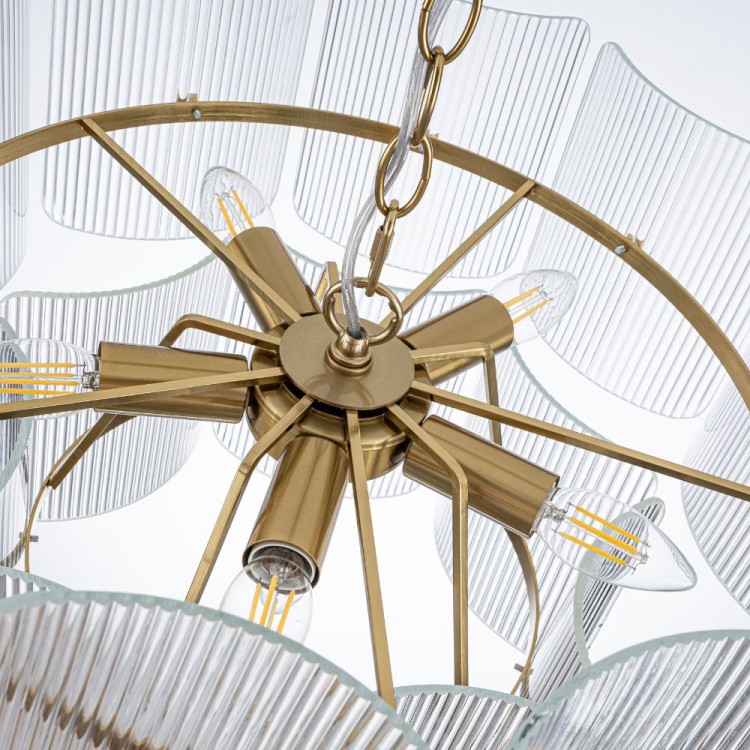 Люстра Lumiart Atelier BL5019 ERICA под лампу E14*6 золото