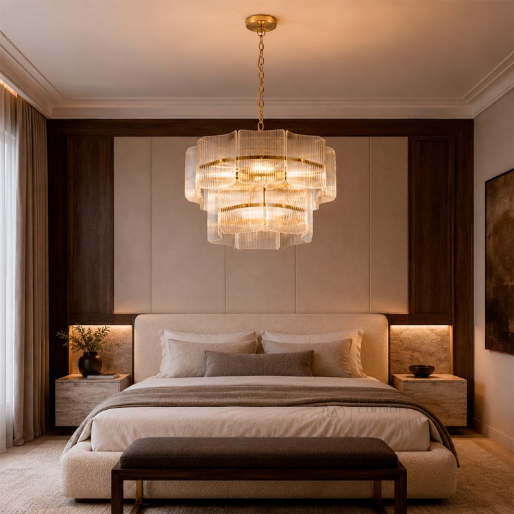 Люстра Lumiart Atelier BL5019 ERICA под лампу E14*6 золото
