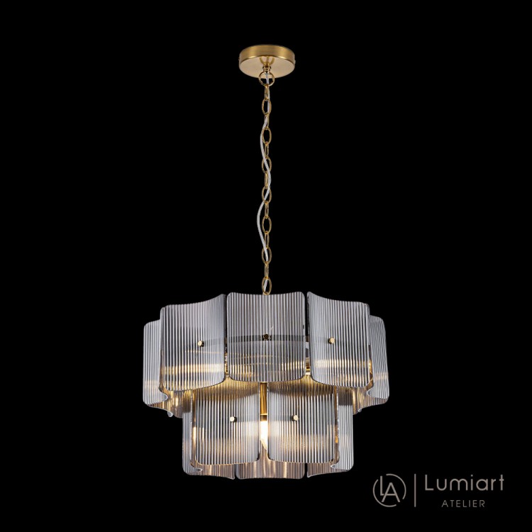 Люстра Lumiart Atelier BL5019-1 ERICA под лампу E14*6 золото