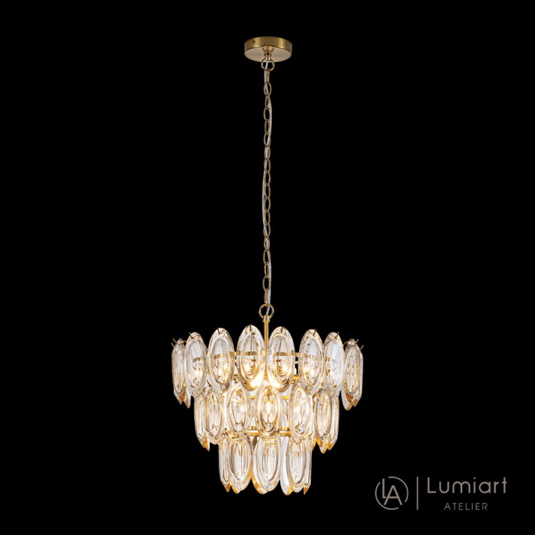 Люстра Lumiart Atelier BL5020-2 AGATHA под лампу G9*6 золото