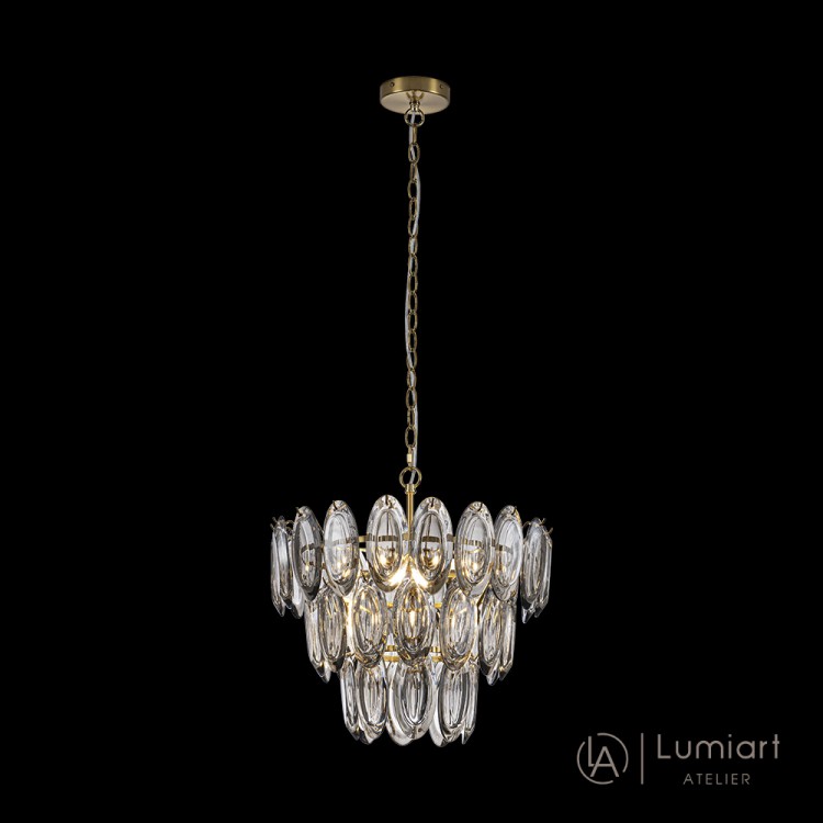 Люстра Lumiart Atelier BL5020-1 AGATHA под лампу G9*6 золото