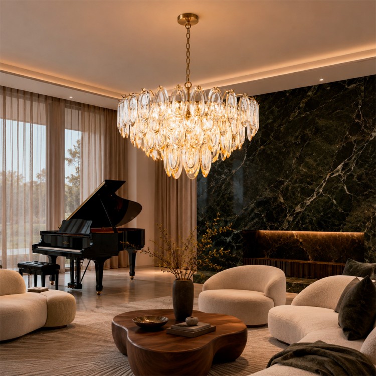 Люстра Lumiart Atelier BL5021-2 AGATHA под лампу G9*9 золото