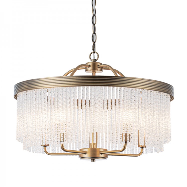 Світлодіодна люстра Lumiart Atelier BL5022 TIENA під лампу золотий латунь