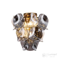 Светодиодная люстра Lumiart Atelier BL5023 KAREN под лампу золотой латунь