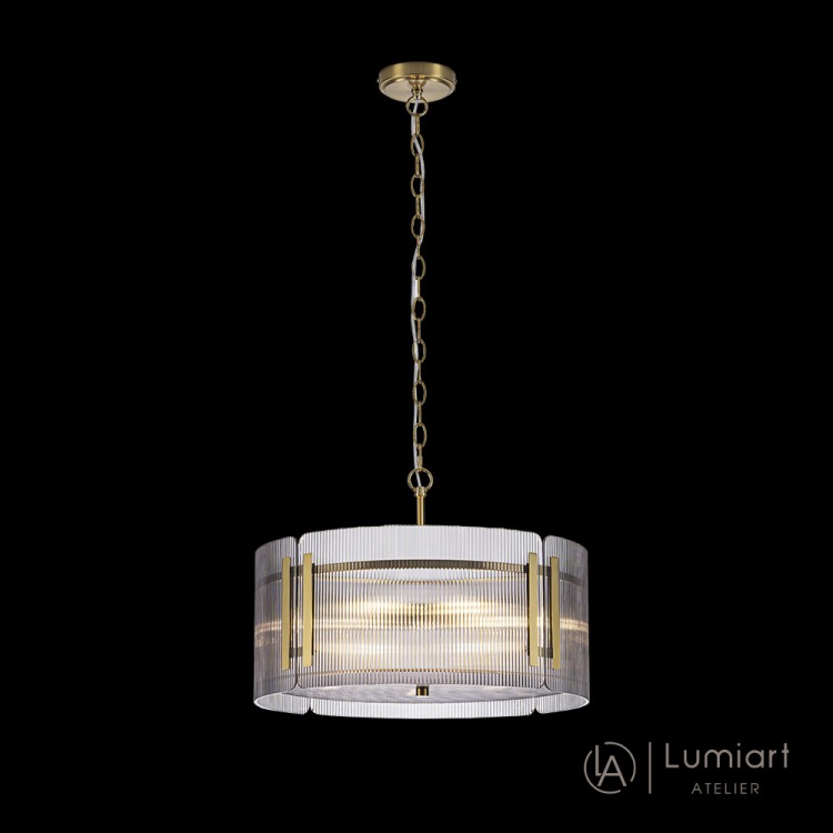 Світлодіодна люстра Lumiart Atelier BL5025 JOYCE під лампу золотий латунь