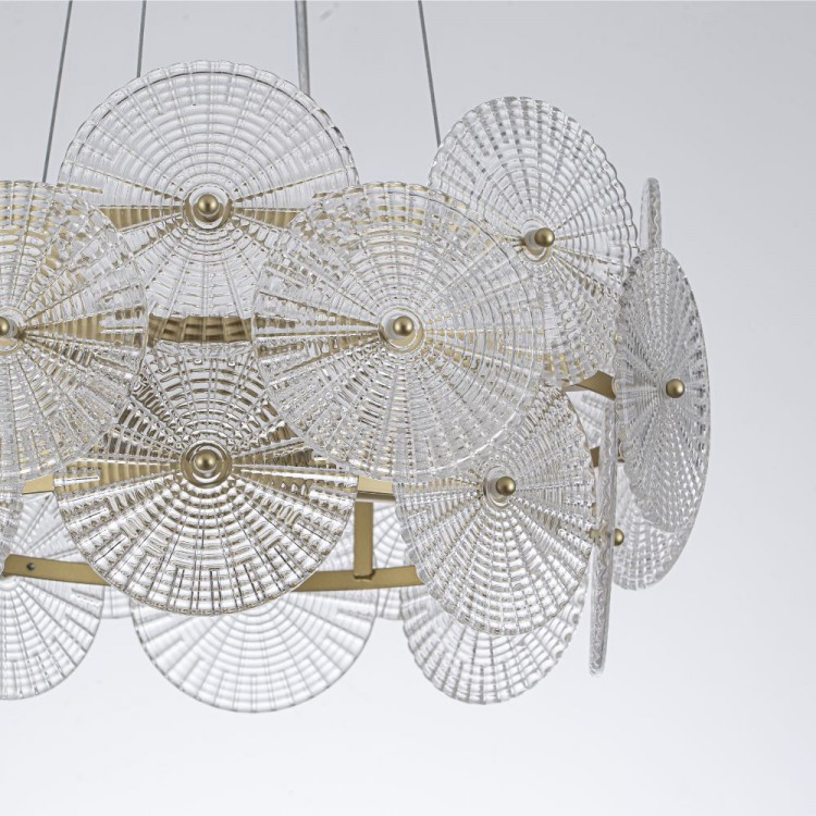Світлодіодна люстра Lumiart Atelier BL5026 MARY під лампу золотий сатин