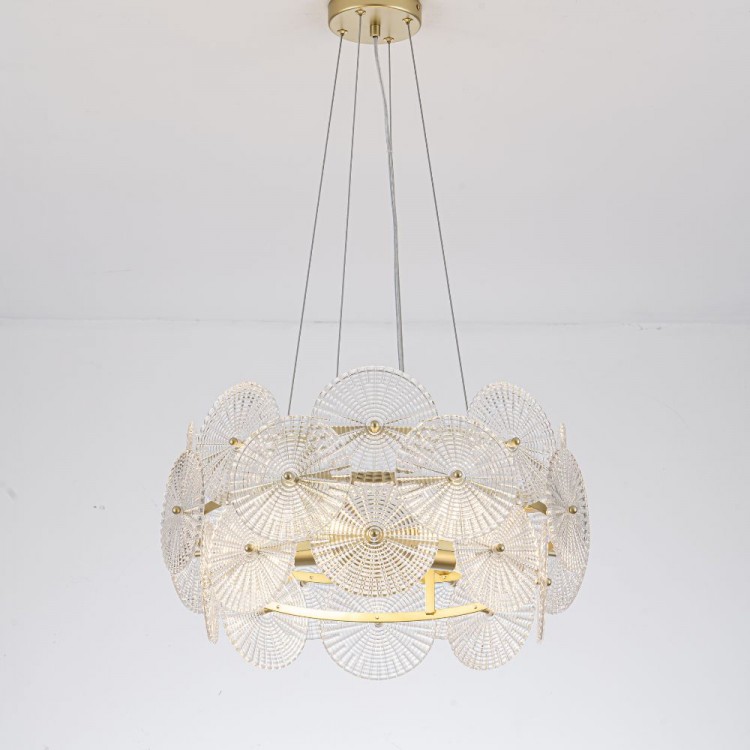 Світлодіодна люстра Lumiart Atelier BL5026 MARY під лампу золотий сатин