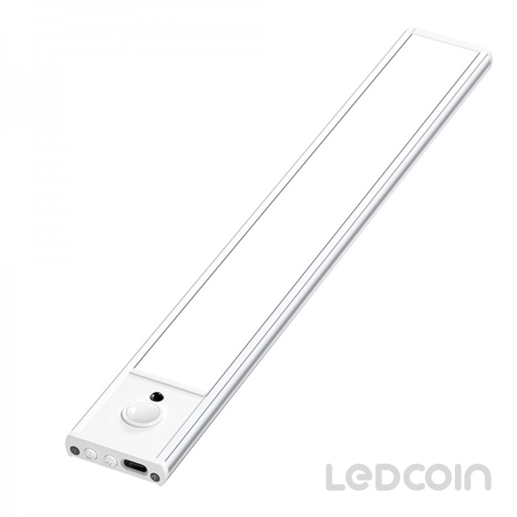 Акумуляторний світлодіодний світильник Ledcoin EL313 2Вт з датчиком руху білий
