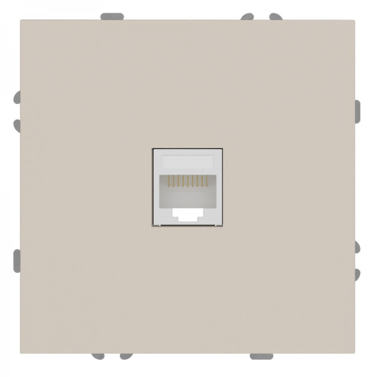 Розетка комп'ютерна Ardero ER151PC-SD Soft пісочна