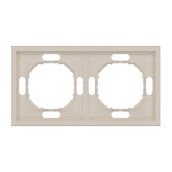 Рамка 2-місна Ardero EF102-SD Soft пісочна