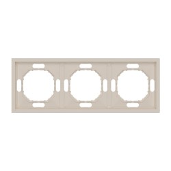 Рамка 3-місна Ardero EF103-SD Soft пісочна