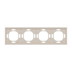 Рамка 4-місна Ardero EF104-SD Soft пісочна