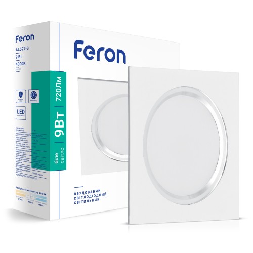 Світлодіодний світильник Feron AL527-S 9W 4000K