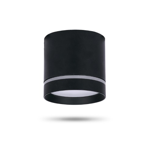 Накладной неповоротный светодиодный светильник Feron AL543 7W черный