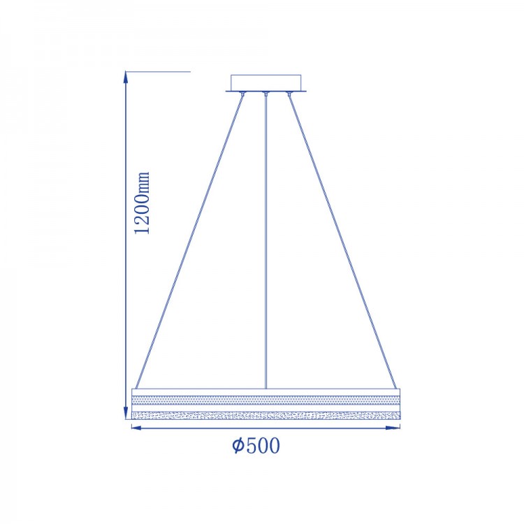 Светодиодная люстра Feron AL6610 SHINE LEVITATION 50Вт 4000K белый
