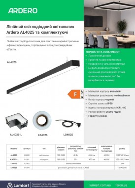 Ardero AL4025 та комплектуючі
