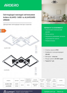 Ardero AL6492-1ARD AL6492ARD URBAN