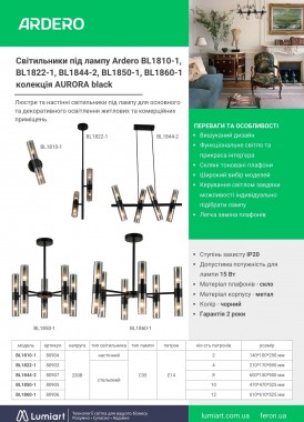 Ardero AURORA black