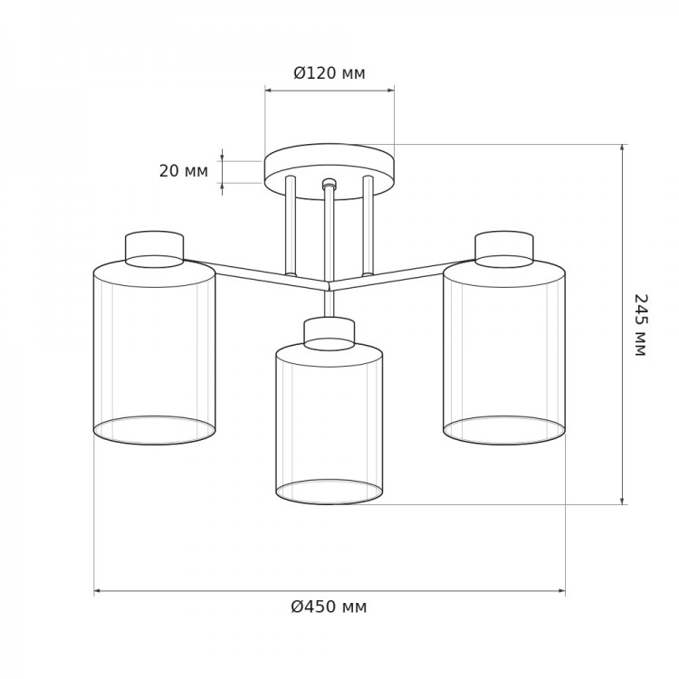 Накладной светильник Ardero BL1330-1 OSTIN под лампу черный