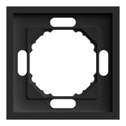 Рамка 1-місна Ardero EF101-B Soft чорна