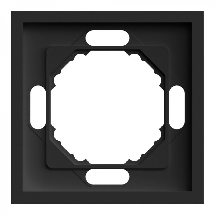 Рамка 1-місна Ardero EF101-B Soft чорна