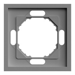 Рамка 1-місна Ardero EF101-G Soft сіра