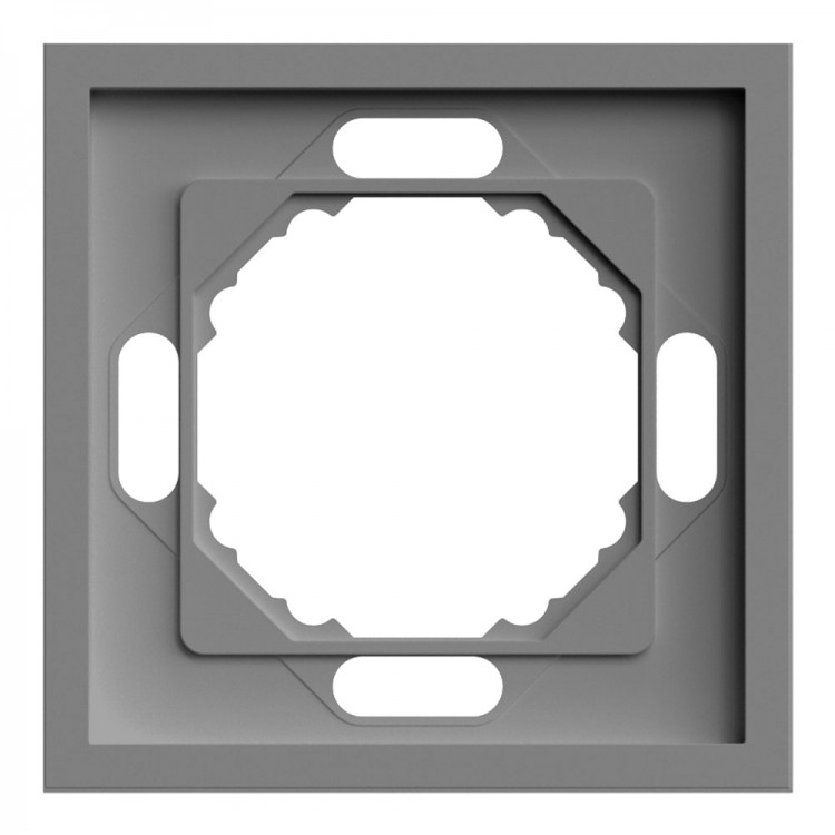 Рамка 1-місна Ardero EF101-G Soft сіра