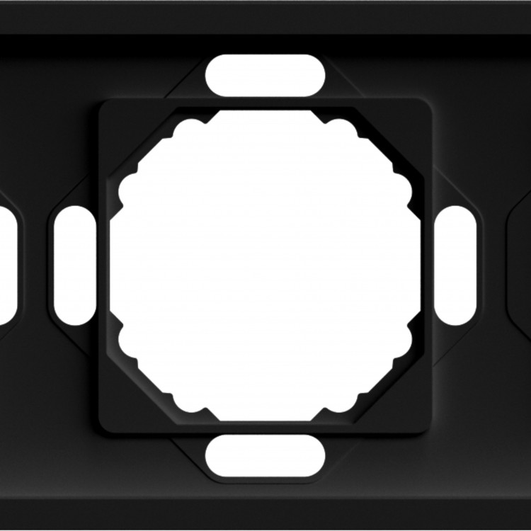 Рамка 5-місна Ardero EF105-B Soft чорна