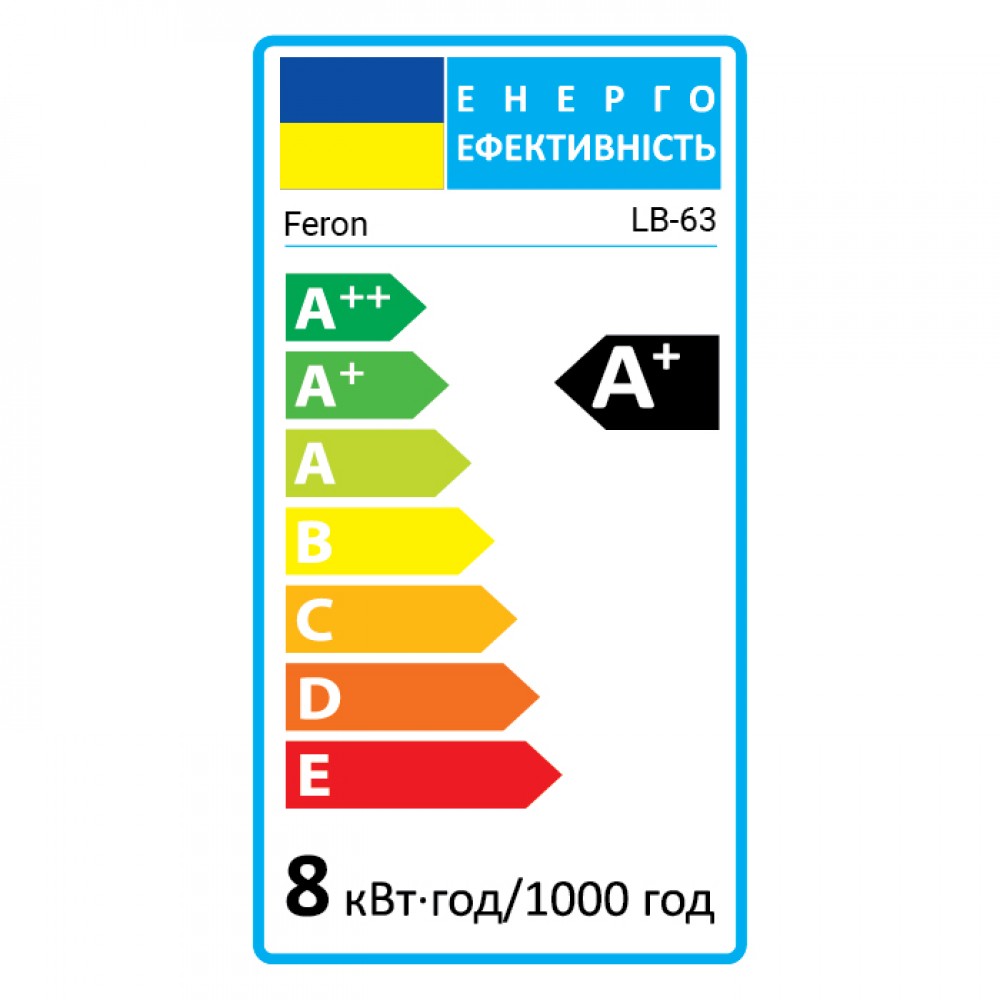 Светодиодная лампа Feron Filament LB-63 8Вт E27 2700K