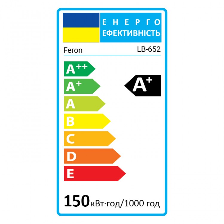 Світлодіодна лампа Feron LB-652 150Вт Е27-E40 6500K
