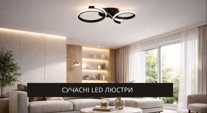 Сучасні світлодіодні люстри