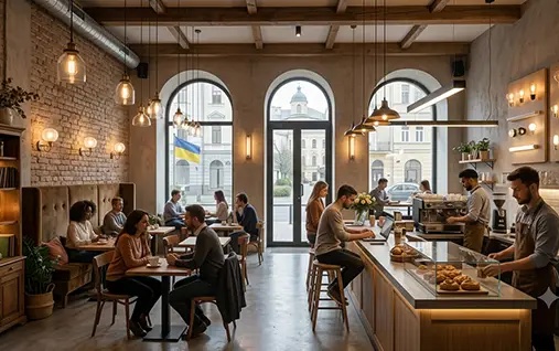 Освітлення для HoReCa: світильники для кафе, ресторанів, готелів