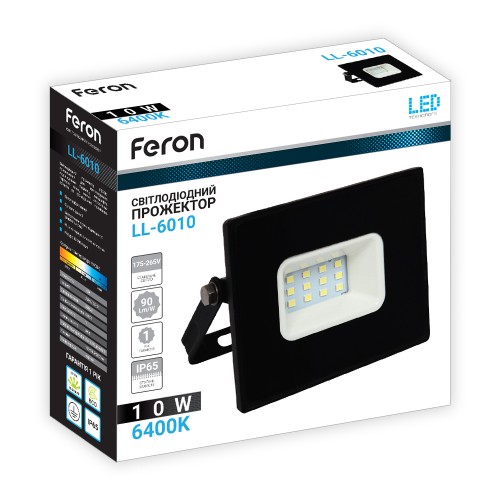 Светодиодный прожектор Feron LL-6010 10W 