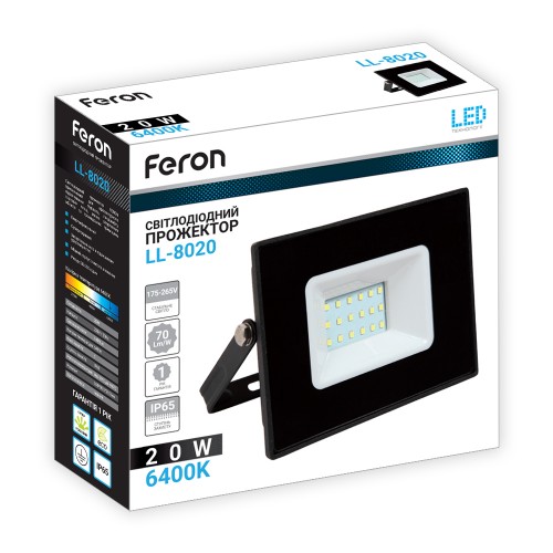 Светодиодный прожектор Feron LL-8020 20W 