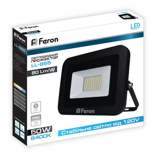 Світлодіодний прожектор Feron LL-855 50W