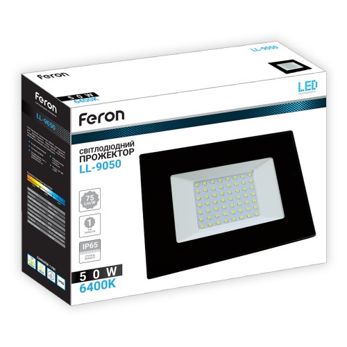 Светодиодный прожектор Feron LL-9050 50W 