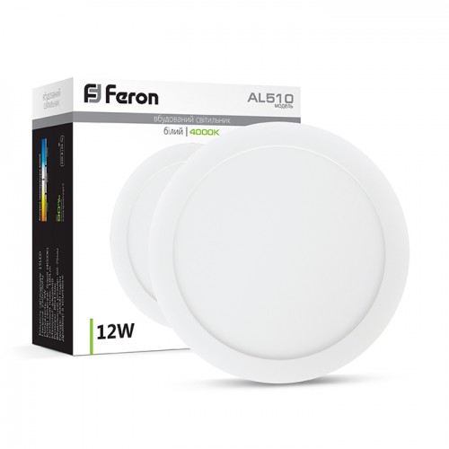 Светодиодный светильник Feron AL510 12W белый