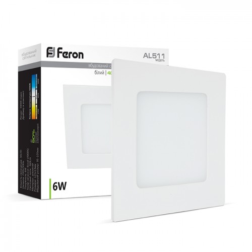 Светодиодный светильник Feron AL511 6W белый