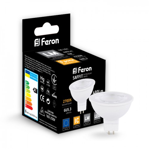 Светодиодная лампа Feron LB-194 6Вт G5.3 2700K